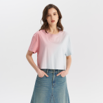 Levi's? Women's Crew Neck Gradient Embroidered Logo Short Sleeve Tee