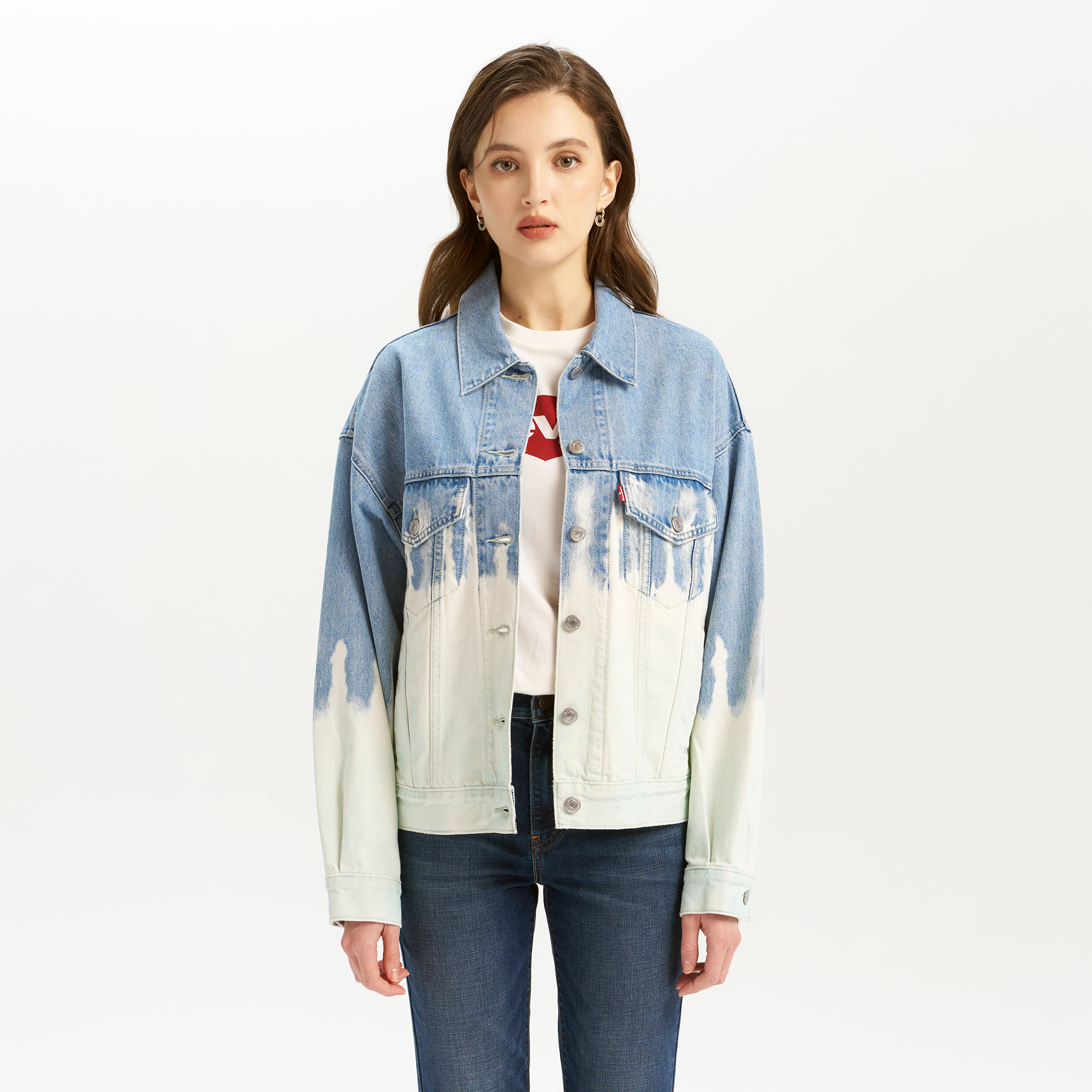 Levi's? Women's Gradient TYPE III Performance Cool Denim Jacket - Image 5