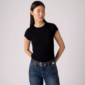 Levi's® Women's Dry Goods Waffle Cap-Sleeve Tee