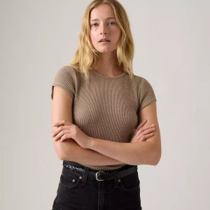 Levi's? Women's Dry Goods Waffle Cap-Sleeve Tee