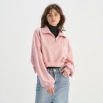 Levi's® Women's Cropped Zip-Up Sweatshirt