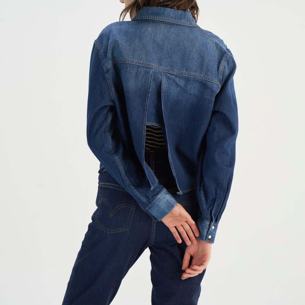 Levi's® Women's Cropped Levi's Printed Denim Jacket - Image 5