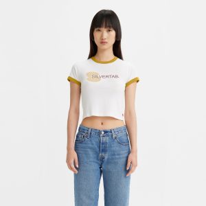 Levi's® Women's Graphic Ringer Mini T-Shirt