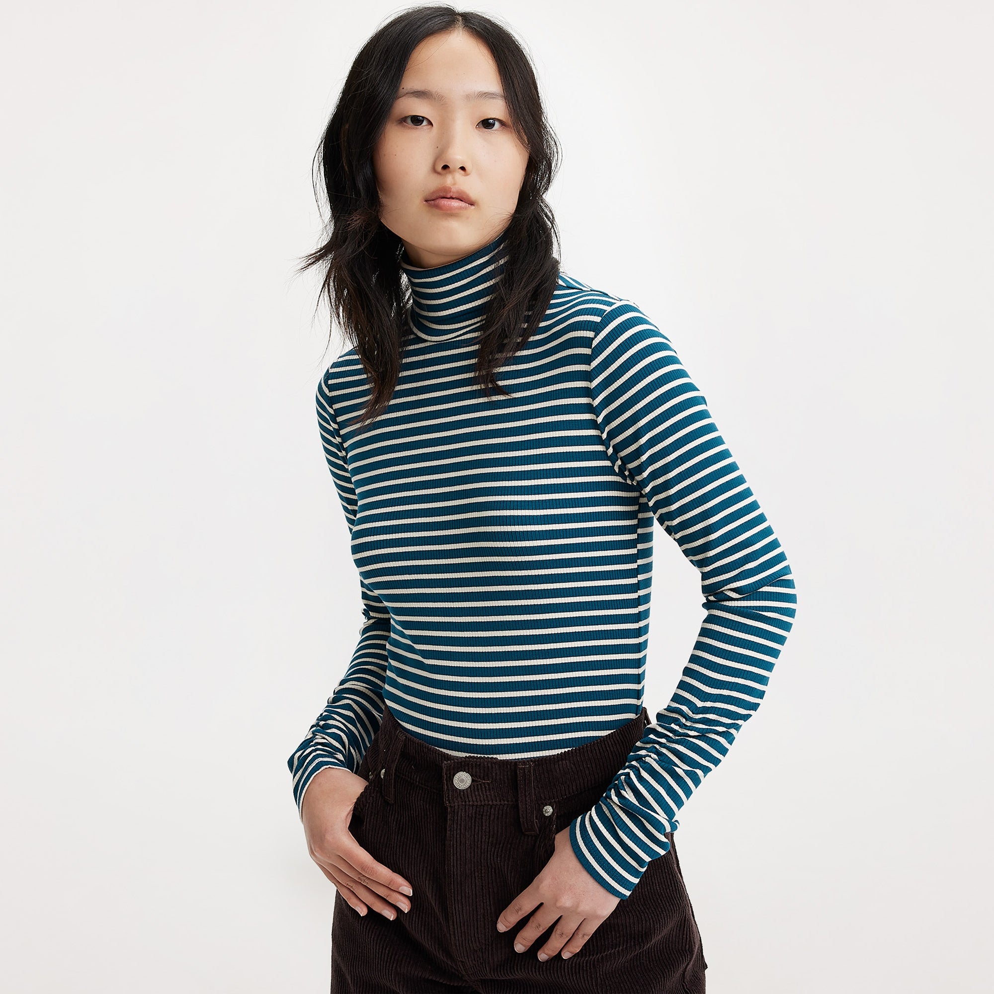 Levi's? Women's Ruched Turtleneck