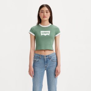 Levi's® Women's Graphic Ringer Mini T-Shirt