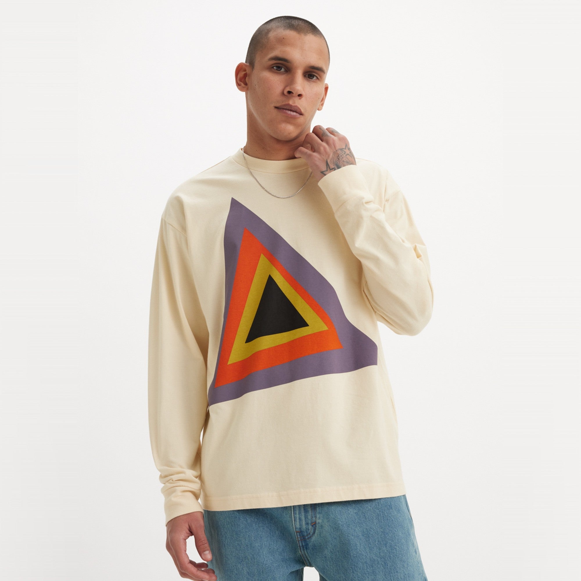 Levi's® Skateboarding Men's Graphic Boxy Long-Sleeve T-Shirt - Image 4