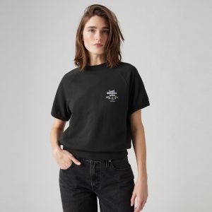 Levi's? Women's Graphic Marina Short-Sleeve Crewneck Sweatshirt