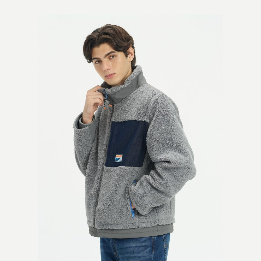 Levi's® Men's lambswool Warm jacket with removable sleeves - Image 3