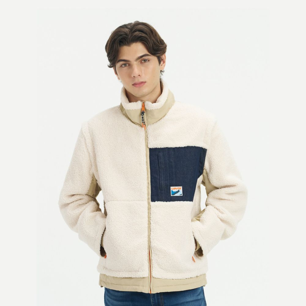 Levi's® Men's lambswool Warm jacket with removable sleeves - Image 2