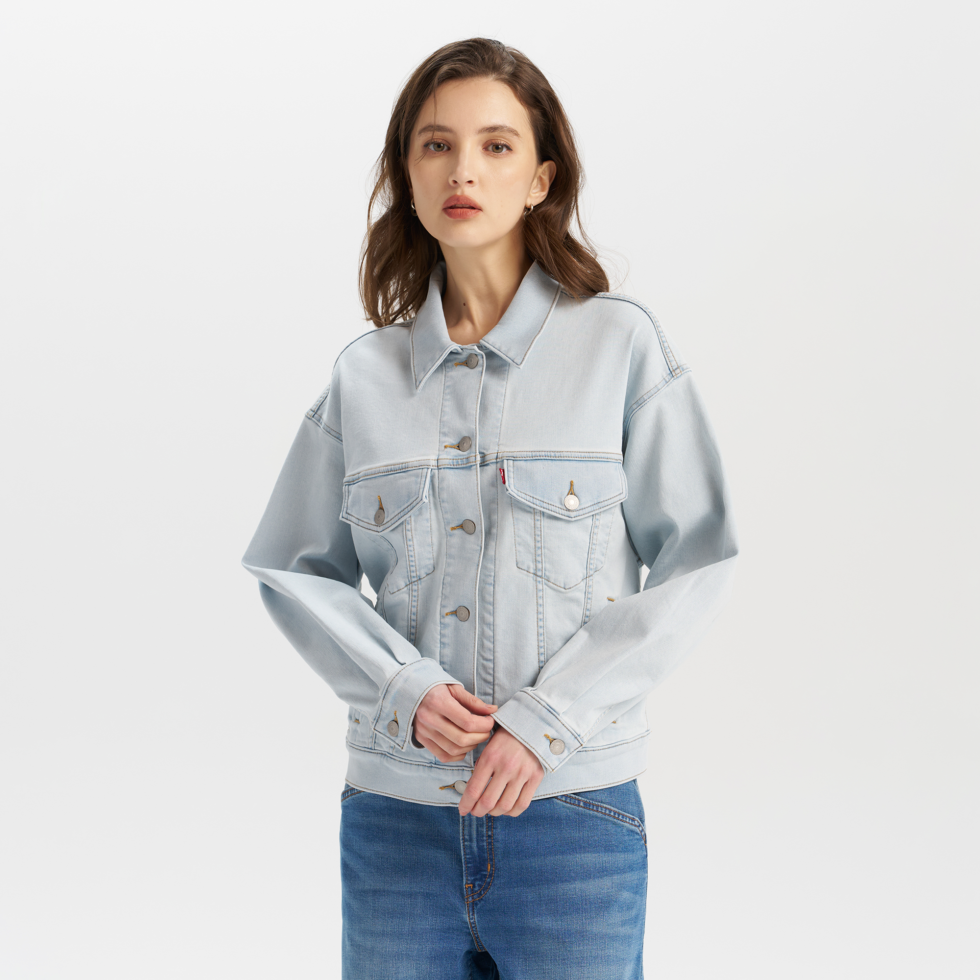 Levi's® Women's TYPE III Performance Cool Denim Jacket - Image 3