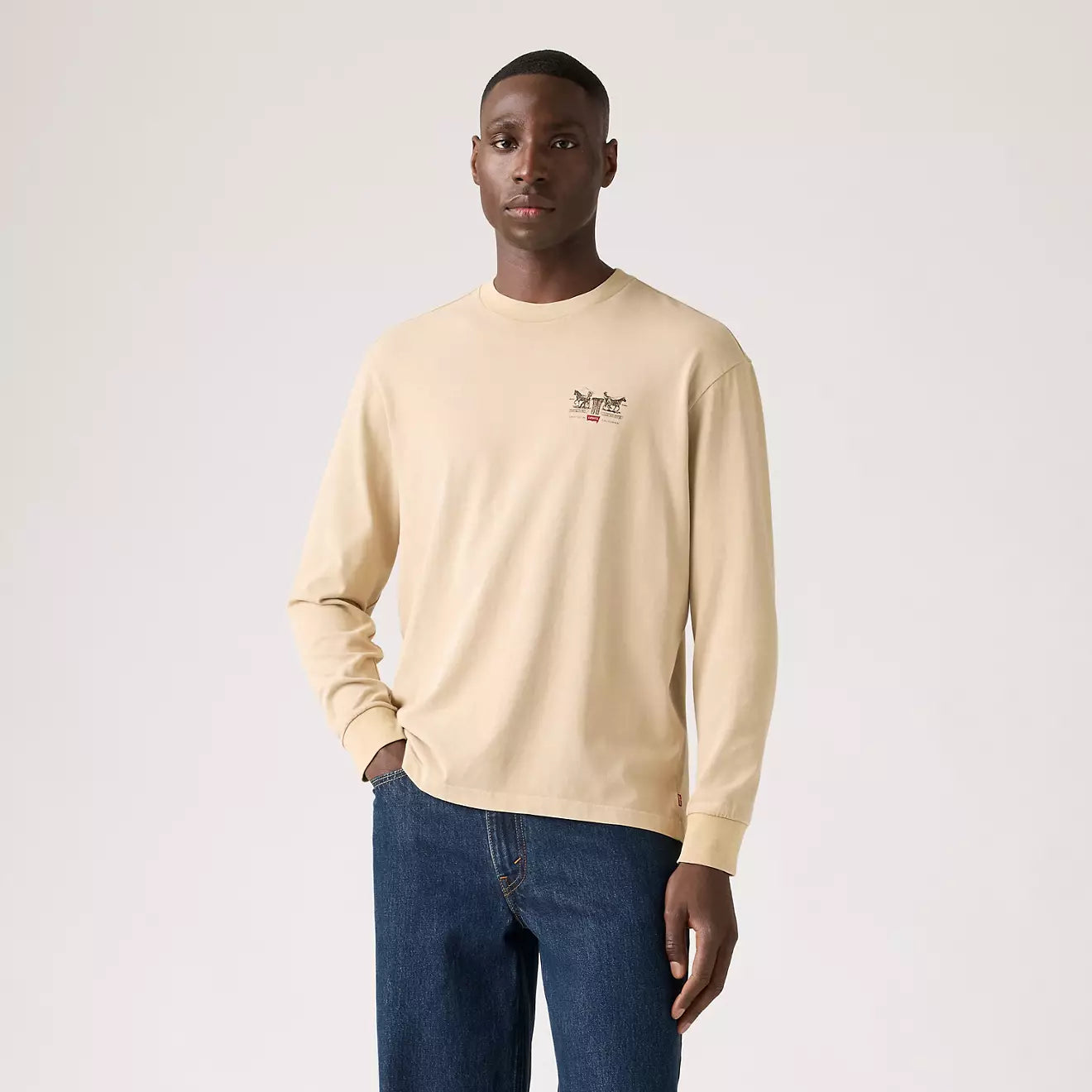 Levi's® Men's Long-Sleeve Graphic Authentic T-Shirt - Image 2