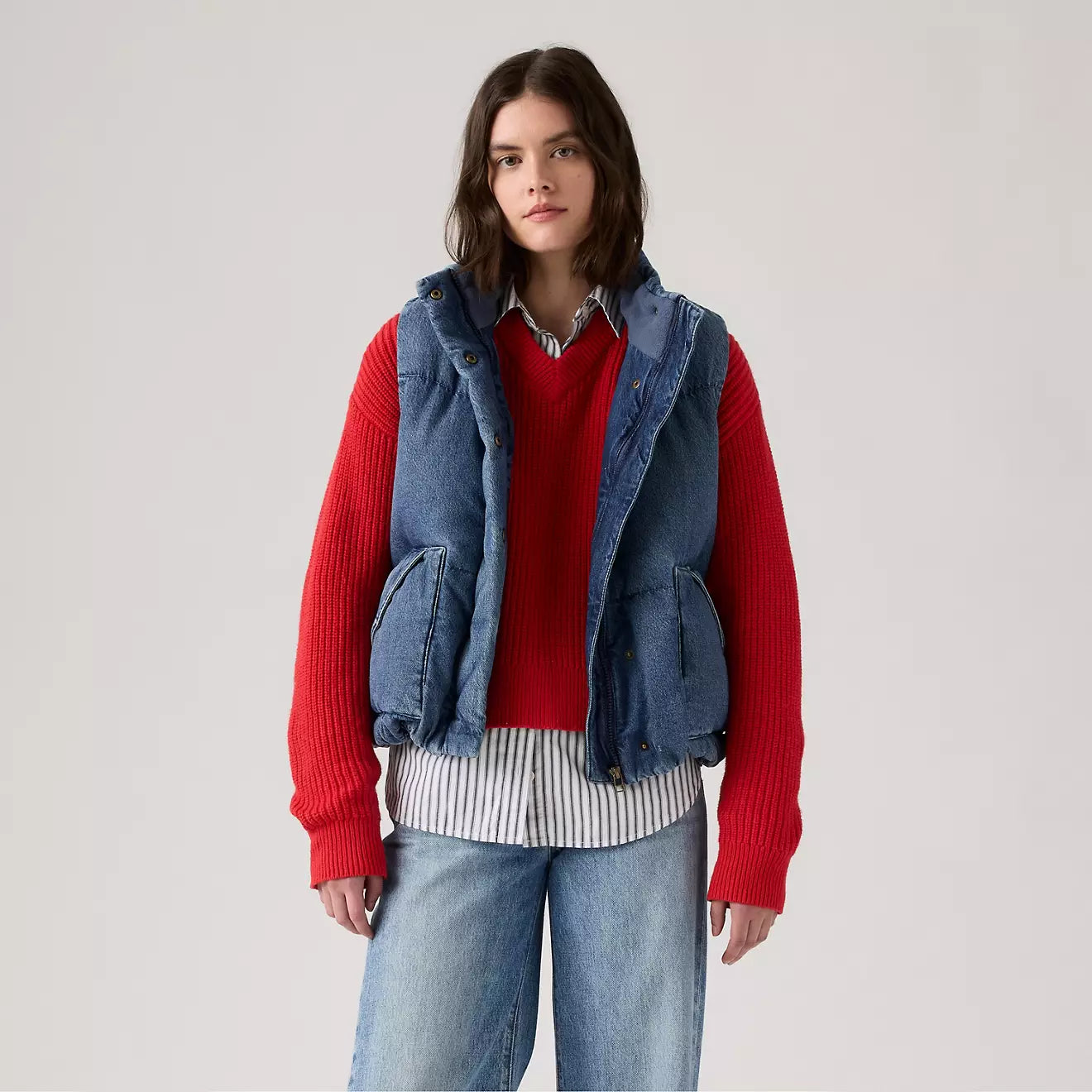Levi's® Western Bubble Vest - Image 2