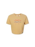 Levi's? Women's Slim Crop Tee Ag880 Medium Brown Rinse