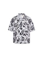 Levi's? Women's ss Aop Blouse Ac160 Dark Black Rinse