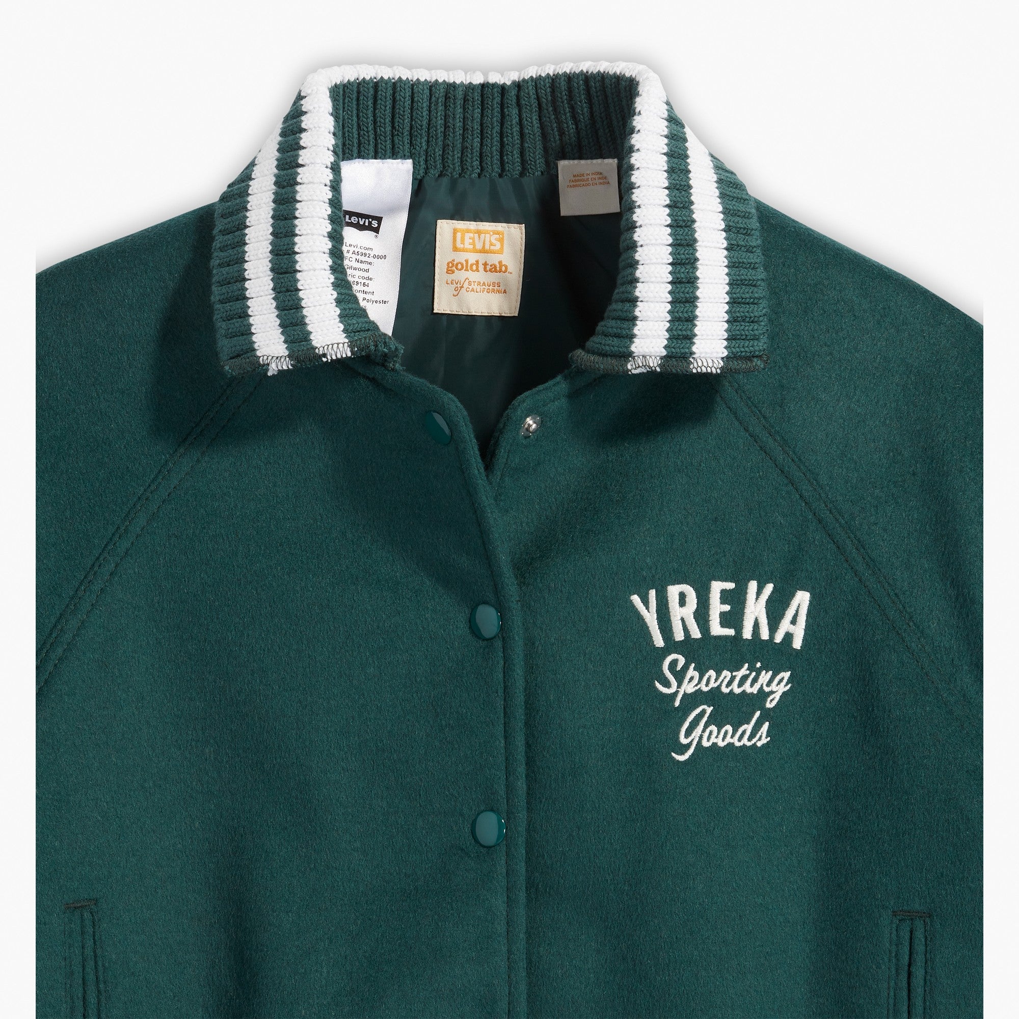 Levi's? Gold Tab? Women's Shrunken Varsity Jacket - Image 7