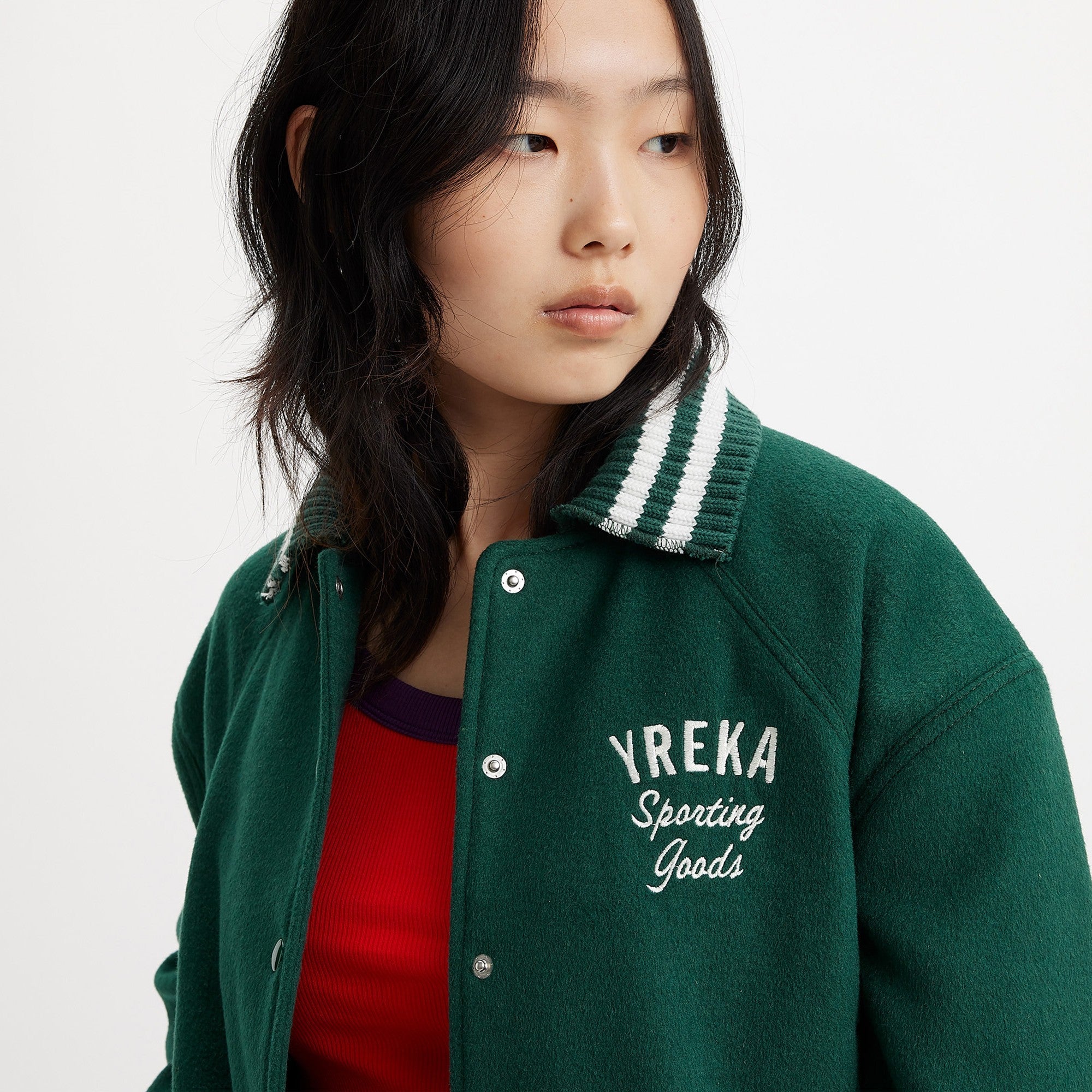 Levi's? Gold Tab? Women's Shrunken Varsity Jacket - Image 4