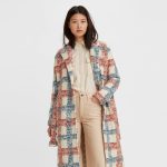 Levi's® Made & Crafted® Women's Brush Plaid Overcoat