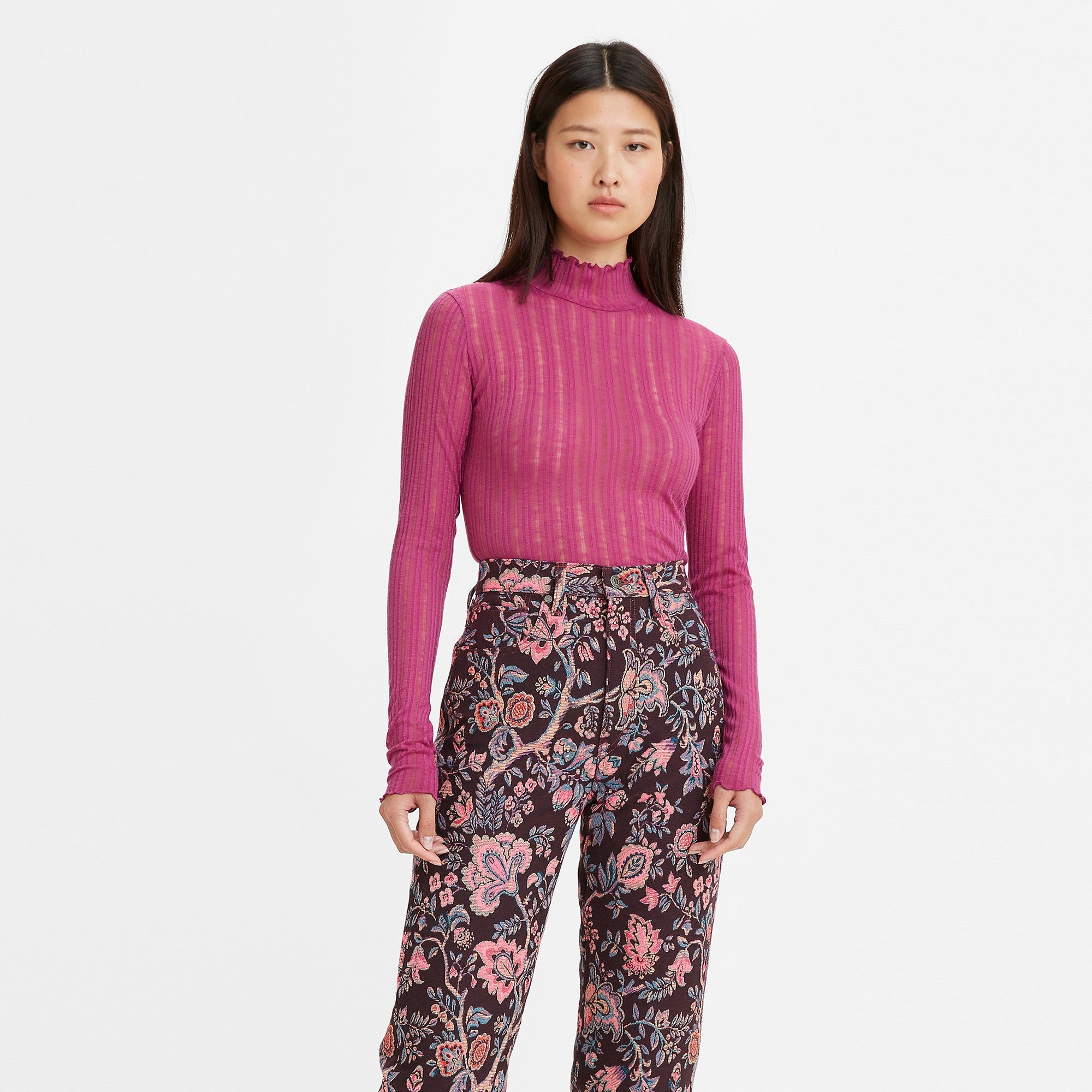 Levi's? Made & Crafted? Women's Mock Neck Long Sleeve - Image 2