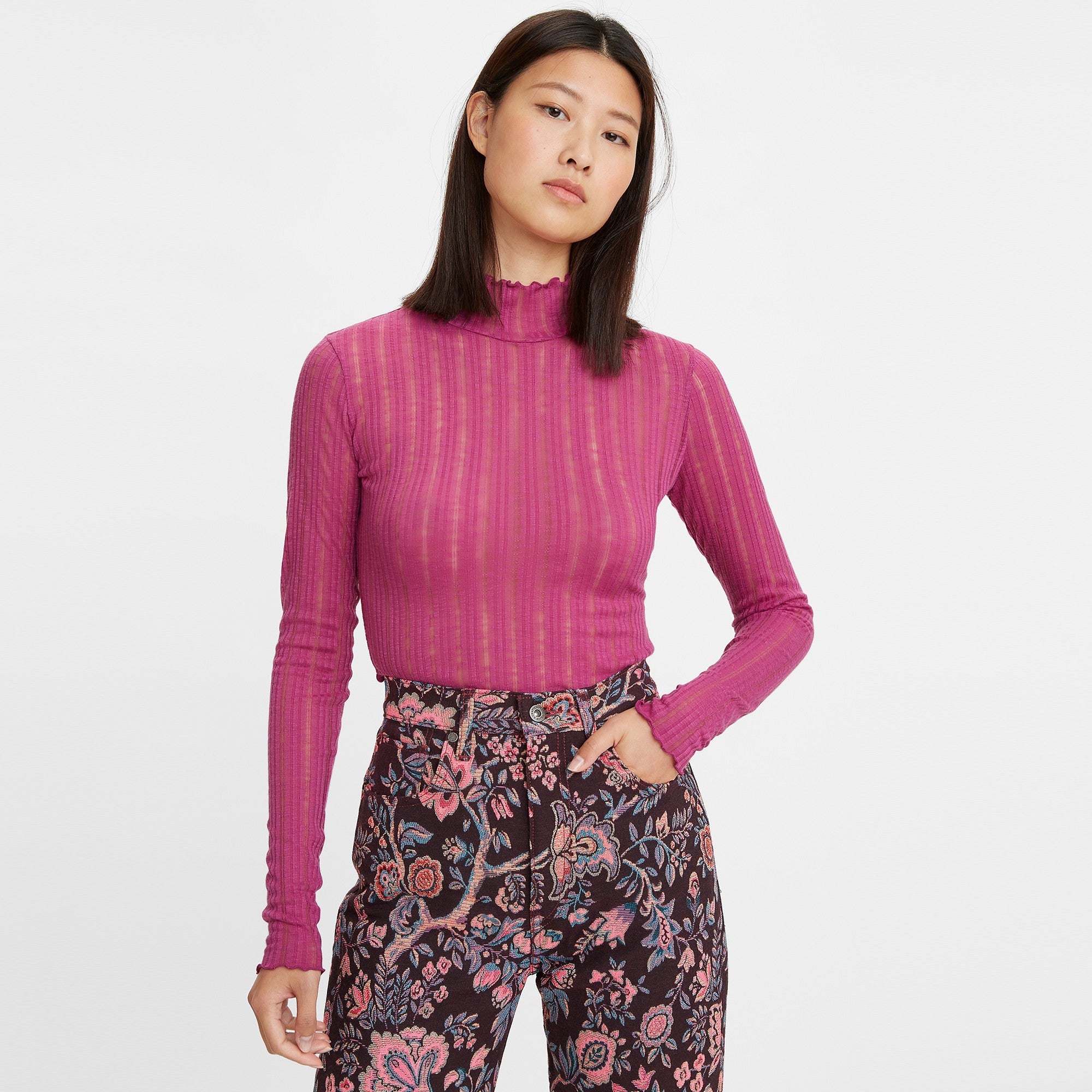 Levi's? Made & Crafted? Women's Mock Neck Long Sleeve