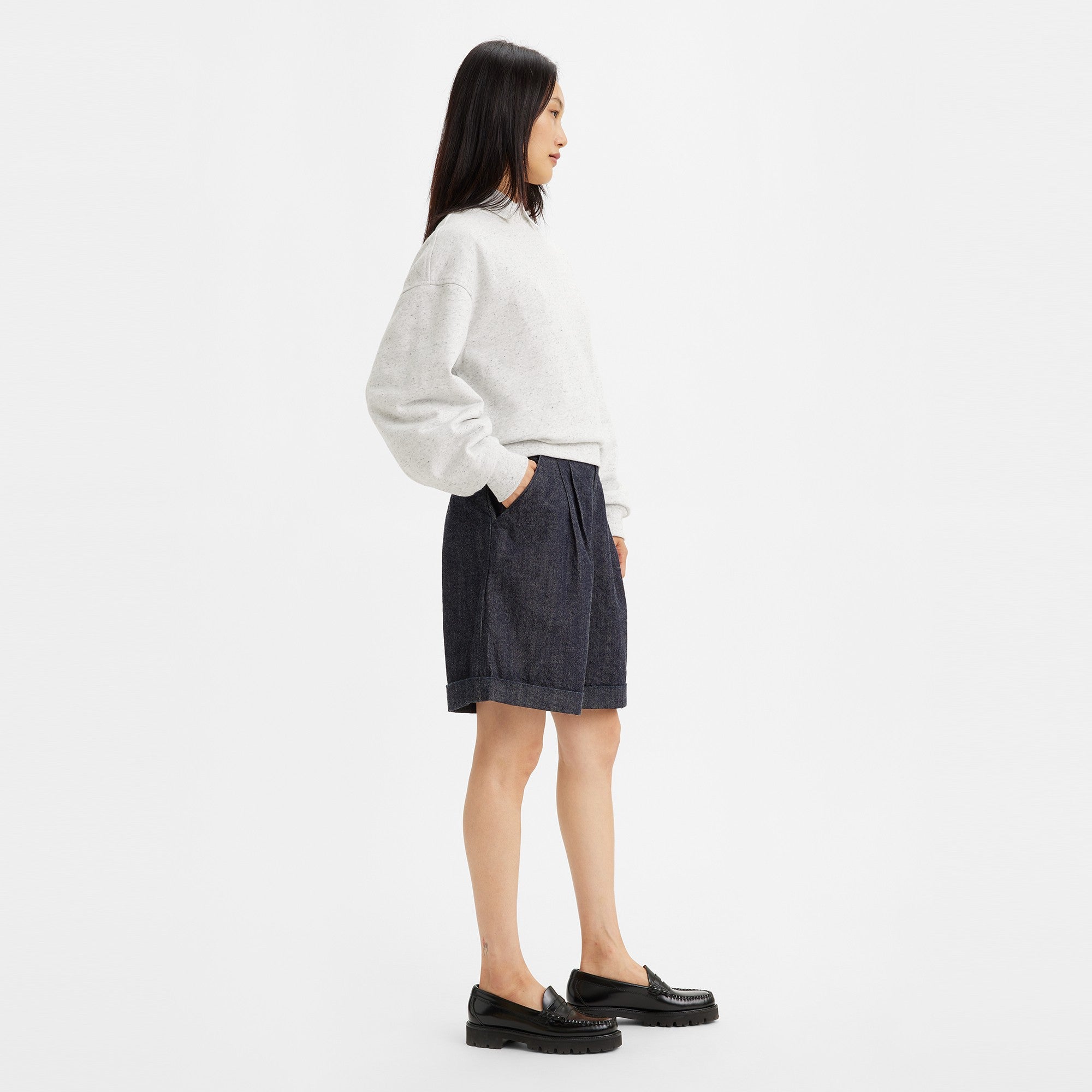 Levi's® Made & Crafted® Women's Pleated Shorts - Image 3