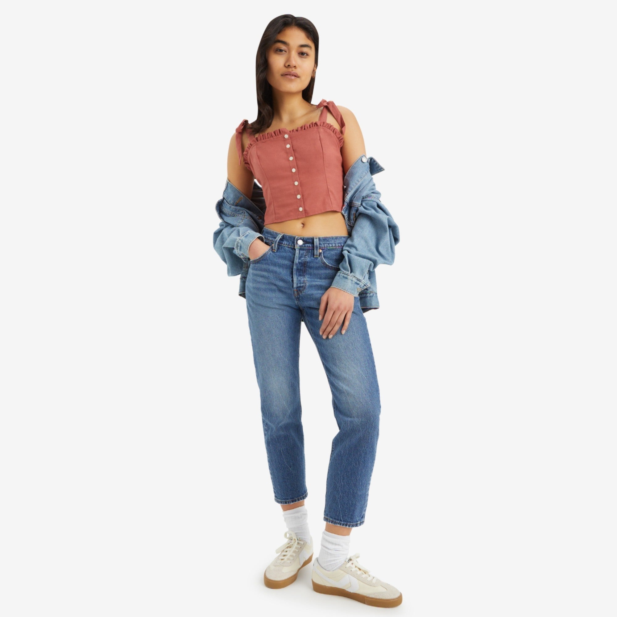 Levi's® Women's 501® Original Cropped Jeans - Image 2