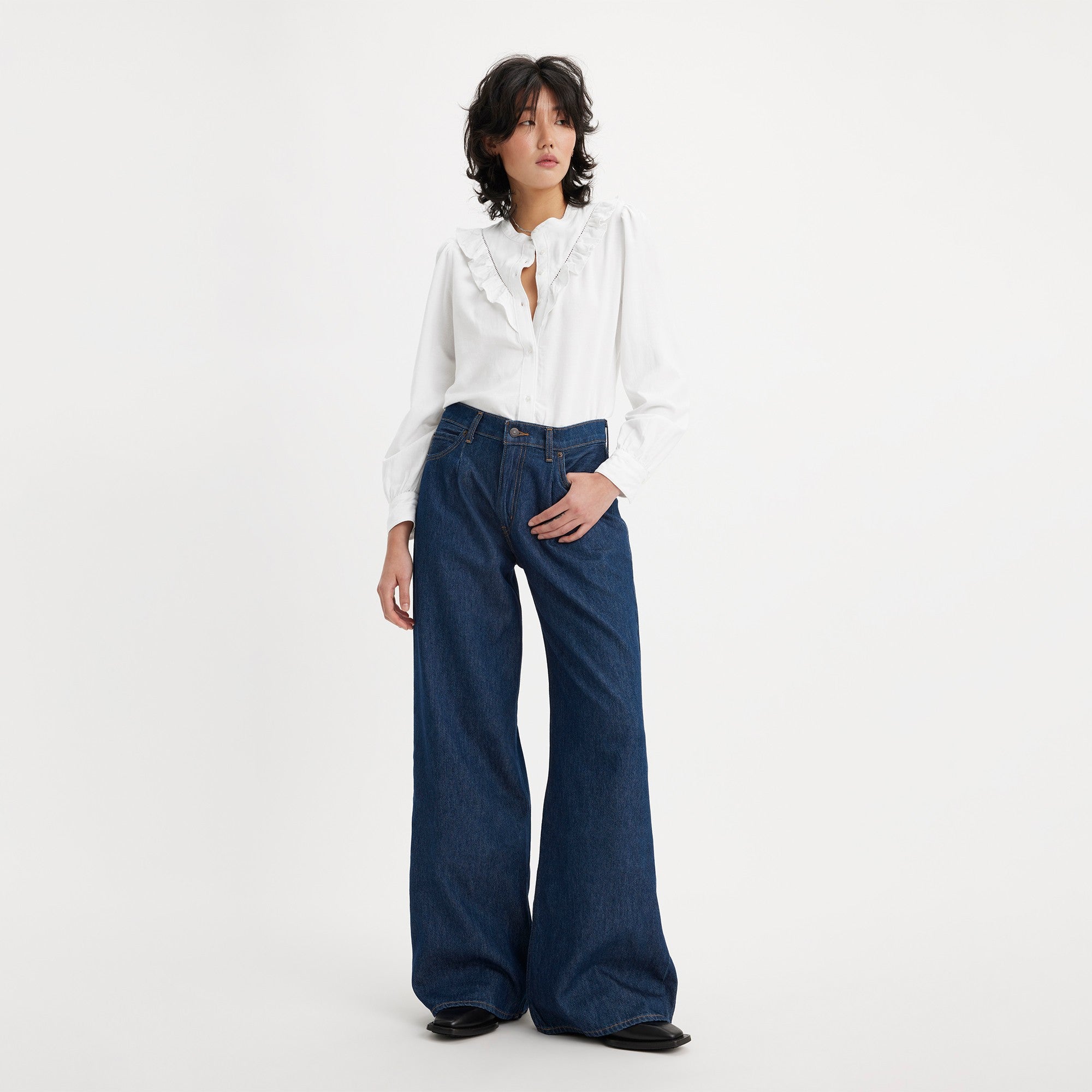 Levi's® Women's Baggy Dad Wide-Leg Jeans - Image 3