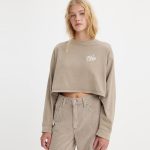 Levi's? Women's Graphic Long Sleeve Reese Cropped Tee