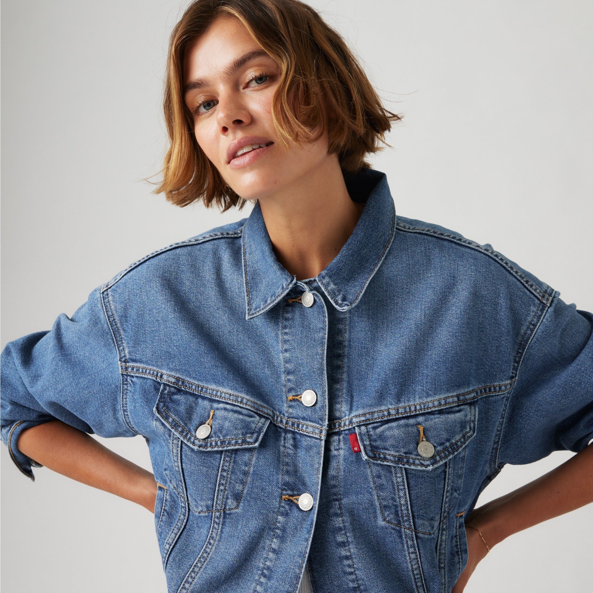 Levi's® Women's Shrunken '90s Trucker Jacket - Image 4