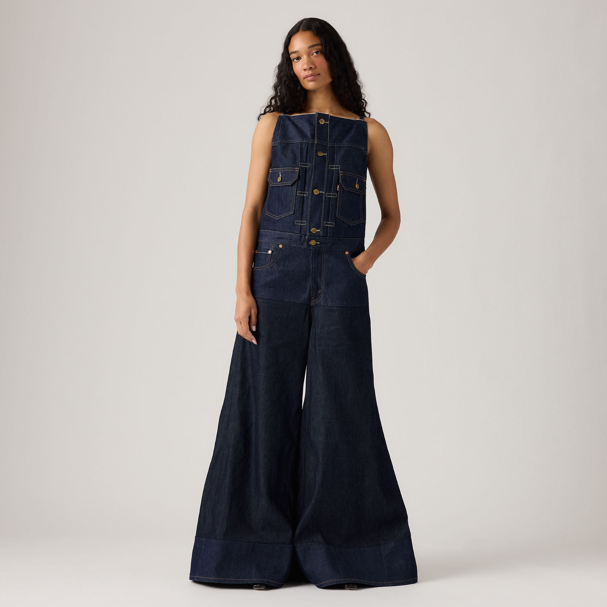 Levi's® x sacai women's denim jumpsuit - Image 2