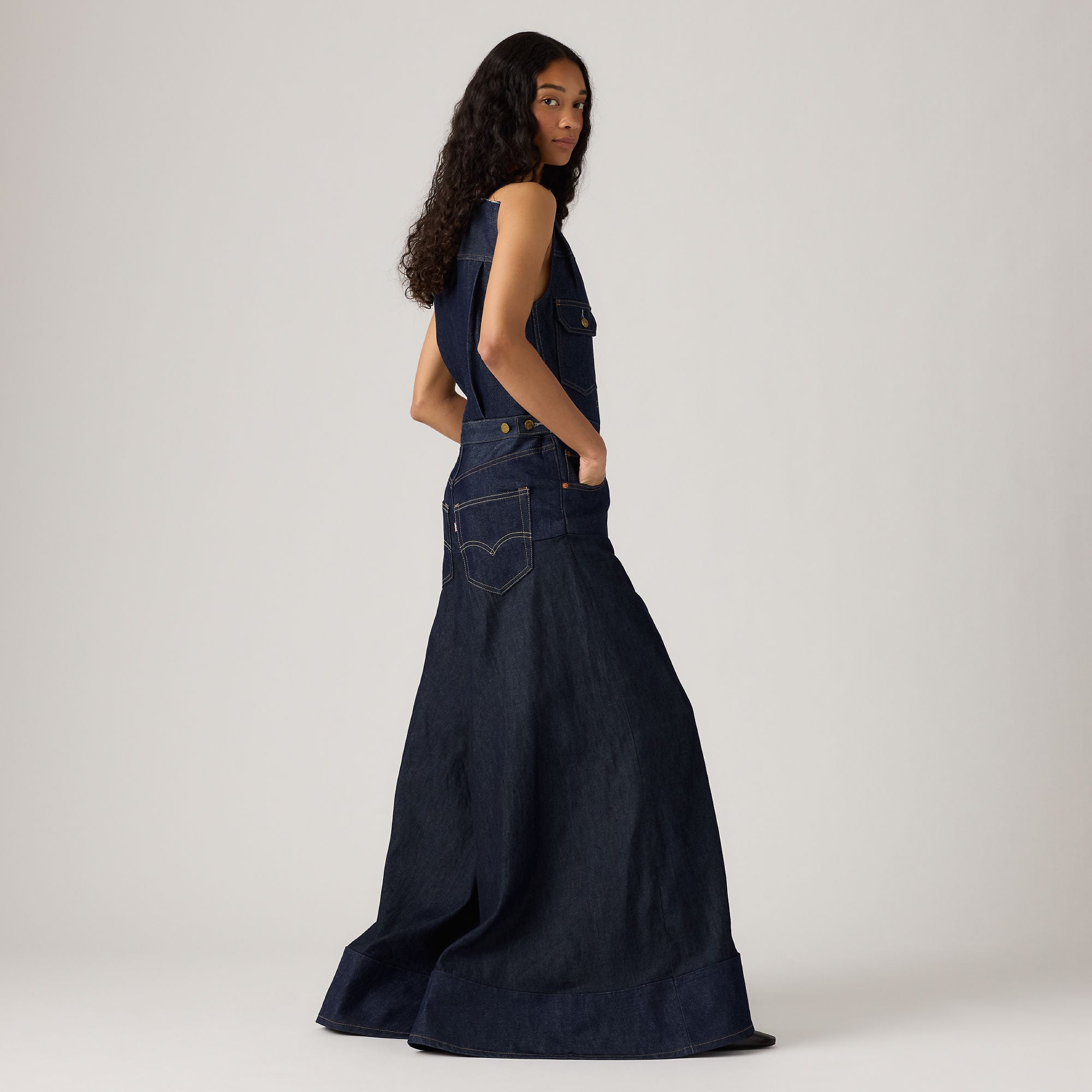 Levi's® x sacai women's denim jumpsuit - Image 3